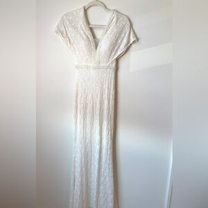 Elegant White Gown for Sale S